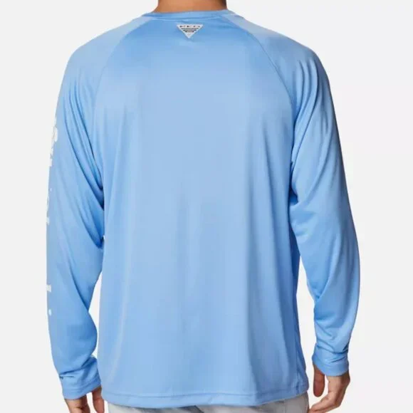 Columbia PFG Light Blue Deep Waves Omni-Shade LS Tee (XXL) NEW!! 😎 🐟 - Picture 4 of 4